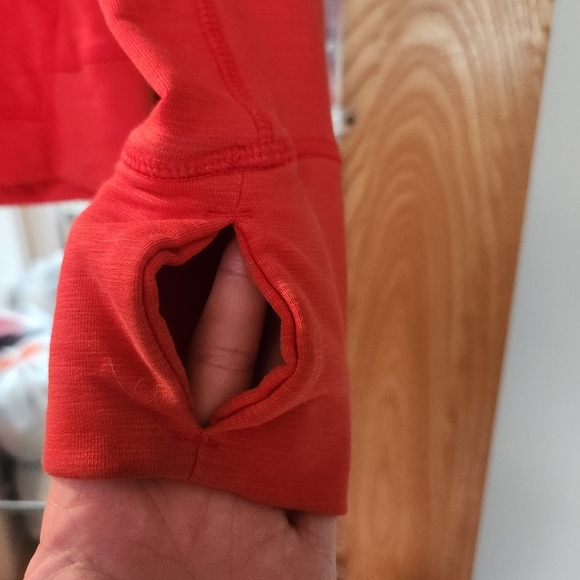 Athleta Zip Up Hoodie, Full Length XXS, red - Picture 4 of 12